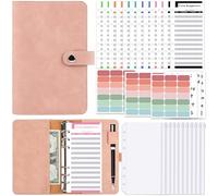KIHONI Classeur Budget A6 Français,Enveloppe budget, Budget Planner Français avec 10 Budget Enveloppe,12 Feuilles de Budget,3 Autocollants Français,3 Etiquete pour Maison Bureau et Voyages