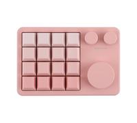 KiiBoom Cybrix 16 VIA Programmable Macro Pad - 16 touches + 3 boutons, pavé numérique de type C en aluminium, PCB remplaçable à chaud, clavier RVB, clavier numérique léger et portable pour Windows et