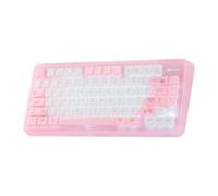 KiiBoom Phantom81 Lite Clavier mécanique à joint 75 %, QMK&VIA programmable, 3 modes, clavier de jeu sans fil, rétroéclairage RVB, boîtier ABS + technologie UV, remplaçable à chaud pour Windows/Mac