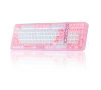KiiBoom Phantom98 Lite - Clavier mécanique sans fil pour jeux 96%, programmable, clavier crémeux avec joint, batterie de 8000 mAh, échange à chaud, rétroéclairage RGB, NKRO pour Win/Mac