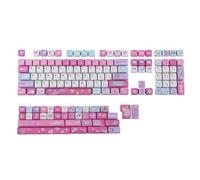 KiiBoom X Elyxirine Digital Dreams Lot de 144 touches PBT pour clavier mécanique, compatible avec ANSI/ISO, 60 %, 65 %, 75 %, TKL, disposition pleine grandeur (profil MOA)