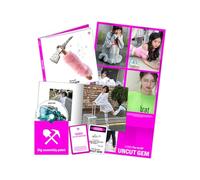 KiiiKiii - KiiiKiii - The 1st EP [UNCUT GEM] (DIGGING Ver.) Dust Jacket + Photo R + PHotocard + Unit Photocard + 3 Extra Photocards
