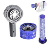 Kiimsin Accessoires filtre pour Dyson V6 DC58 DC59 DC61 DC62 DC74 aspirateur Affairs à vide, Couvercle arrière du moteur + filtre HEPA arrière + Pièces de Rechange du jeu de filtre