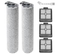 KiimSin Accessoires pour Dreame H11 / H11 Max / H12 Core Pièces de rechange pour aspirateur eau et poussière, 2 brosse rotative + 3 filtres Hepa + 1 brosse
