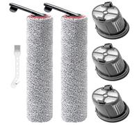 KiimSin accessoires pour Dreame H14, H14 AE, H14 Pro, H14 Dual Pièces de rechange pour aspirateur eau et poussière, 2 brosse rotative + 3 filtres Hepa + 1 brosse