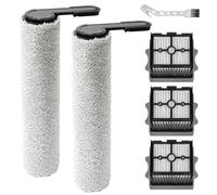 KiimSin accessoires pour Tineco Floor One Stretch S6/ Switch S6 /S6 stretch lite/ S7 Stretch Ultra/FLOOR ONE S9 Artist pour aspirateur eau et poussière, 2 brosse rotative + 3 filtres Hepa