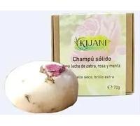 Kijani Shampooing solide au lait de chèvre pour cheveux secs 70 g