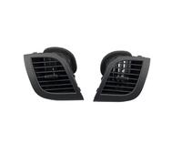 KIJKDSR Voiture Centre Climatisation Conduit Gaz Buse Climatisation Grille Panneau Sortie Pour Hyundai Pour Verna Pour Solaris Pour Valves Voiture Climatisation Ventilation(LR 2pcs black)