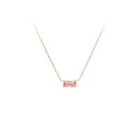 KIJSKKOPO Collier En Argent Sterling 925 Avec Pierre De Naissance De Décembre, Plaqué Or, Carré Incrusté Zircons Colorés, Chaîne Ras Du Cou Réglable, Bijoux Cadeaux pour Maman, Épouse, Peti
