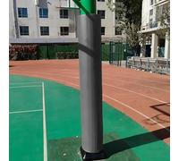KIJyfgTR Coussinets Ronds en Mousse d'extérieur for poteaux de Basket-Ball, adaptés aux sous-sols, garages et terrains de Jeux