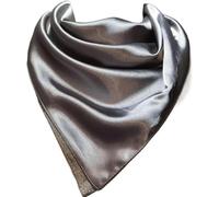 KIJyfgTR Écharpe double couche de protection du cou en fibre d'argent qui protège la glande thyroïde et protège le corps des dommages causés par les radiations. Couleur : gris