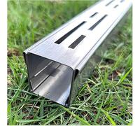 KIJyfgTR Gouttières Plates en Acier Inoxydable for terrasses et Jardins Gouttières for sols extérieurs(150 * 50mm)