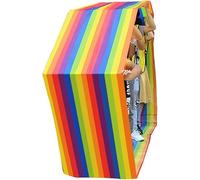 KIJyfgTR Jeux de Travail d'équipe, Tapis de Course, activités de Plein air, Jeu coopératif de Coordination de fête(Color 1,Kids-8M)