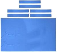 KIJyfgTR Nappe de Billard Professionnelle et Six Bandes de Coussins - Le Choix des Joueurs Modernes(Blu)