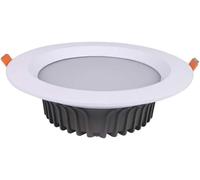 KIJyfgTR Plafonnier encastré LED Robuste 12W, éclairage d'intérieur, Panneau Rond Blanc Chaud 9W 3000k, Plafond Plat en Aluminium(White Light,3W)