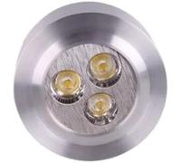 KIJyfgTR Projecteurs muraux de Fond de télévision à Lampe Unique, Robustes, Ultra-Minces, montés au Plafond, 3w, Super Lumineux(Black,White Light (6000k))