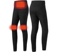 KIJyfgTR T-Shirt Chauffant électrique USB à Manches Longues, Couche de Base Ultra Douce, Haut Chaud, sous-vêtement Chauffant électrique Lavable(Trousers,4XL)