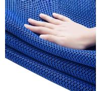 KIJyfgTR Tapis de Drainage en PVC for salles de Bains et piscines(Blu,120cm x 100cm)
