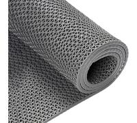 KIJyfgTR Tapis de Drainage en PVC for salles de Bains, garages, terrasses, piscines(90cm x 500cm)