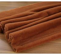 KIJyfgTR Tissu de fourrure artificielle court velours moelleux artisanat fourrure de lapin 160x50 cm photographie caméra fond décoration de sol bricolage artisanat fournitures Cosplay(Coffee)