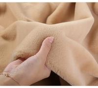 KIJyfgTR Tissu de fourrure artificielle court velours moelleux artisanat fourrure de lapin 160x50 cm photographie caméra fond décoration de sol bricolage artisanat fournitures Cosplay(Khaki)