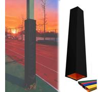 KIJyfgTR Wrap Bollard Guards Heavy-Duty Security(Black,8x8cm)