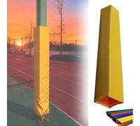 KIJyfgTR Wrap Bollard Guards Heavy-Duty Security(Giallo,15x15cm)
