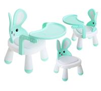 KIK - Chaise haute, table d'alimentation et de jeu, menthe
