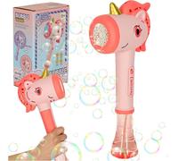 KIK KX3252 Pistolet à bulles licorne rose