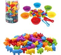 KIK KX5698 Animaux safari éducatif apprendre à compter montessori 36pcs