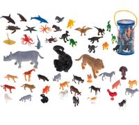 KIK KX5844 Figurines animaux marins dinosaures sauvages set mix 48pcs