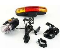 KIK KX9106 Feu à Led avec clignotant et klaxon pour vélo set