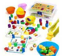 KIK Oursons éducatif apprendre à compter montessori 44el. KX6260