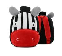 KIK Sac à dos pour jardin d'enfants zèbre en peluche 24cm KX7427