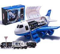 KIK - Transporteur d'avions avec voitures de police à côté