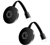 KIKBAX Castview TV, Streaming Devices for TV, Cast View, Viewbliss TV Streaming Device, Casting Device for TV, 1080p Wireless Display Adapter, Wireless Display Adapter 4k(2pcs)