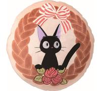 Marushin Oreiller Kiki la Petite Sorcière Jiji Couronne de Pain 35 x 35 cm