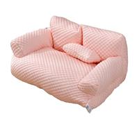 KIKIATA Lit rafraîchissant pour chien - Lit d'été en soie glacée pour chiens et chats de petite, moyenne et grande taille, respirant et lavable - Canapé d'été pour animal domestique avec fond