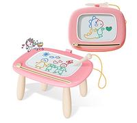 Kikidex Tableau de dessin magnétique pour enfants