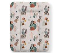 Kikido Matelas a Langer Bebe 50x70 - Nature - Matelas Table a Langer Lavable pour Changer le Couche - Matelas à Langer Bébé de Voyage Imperméable 70x50 - Universel