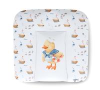 Kikido Matelas a Langer Bebe 75x70 - Canard - Matelas Table a Langer Lavable pour Changer le Couche - Matelas à Langer Bébé de Voyage Imperméable 70x75 - Universel