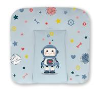 Kikido Matelas a Langer Bebe 75x70 - Robot - Matelas Table a Langer Lavable pour Changer le Couche - Matelas à Langer Bébé de Voyage Imperméable 70x75 - Universel