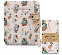 Kikido Nature - Matelas a Langer 50x70 + Matelas à Langer de Voyage 40x60 | Kit pour le Change de Couches à la Maison et à l’extérieur, Matériaux Premium certifiés, Imperméables, Sûrs, Résistants