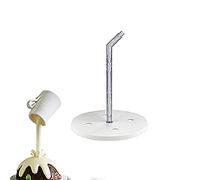 Kikier Kit de versement de gâteau anti-gravité avec cadre de support de structure, pailles réutilisables pour décoration de gâteau d'anniversaire, de mariage, de fête prénatale