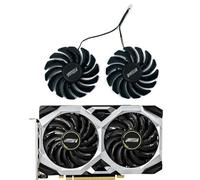 KIKIFAN Lot de 2 ventilateurs de carte graphique 87 mm PLD09210S12HH 1660 Super GPU pour MSI GeForce GTX 1660 Super 1660Ti RTX 2060 Ventus XS OC