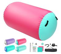KIKILIVE Air Roller, Rouleau Barreau Gonflable avec Pompe à Air Électrique 600W, Tapis de Gymnastique, Rouleau de Yoga, Matelas de Piste pour la Gym, le Fitness, l'Entraînement à l'Équilibre