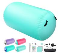 KIKILIVE Air Roller, Rouleau Barreau Gonflable avec Pompe à Air Électrique 600W, Tapis de Gymnastique, Rouleau de Yoga, Matelas de Piste pour la Gym, le Fitness, l'Entraînement à l'Équilibre