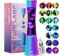 KIKILIVE Lampe Lumière Liquide, Lampe d'Ambiance LED avec 17 Couleurs et Télécommande. Pour Bureau, Décoration et Détente, Idéale pour Adultes et Enfants.