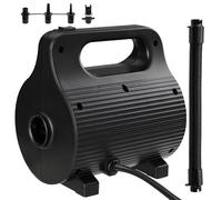 KIKILIVE Pompe à Air Portative 4 Buses 400W-600W | Gonflage Ultrapide pour Matelas, Piscines & Flotteurs (AC220-240V)