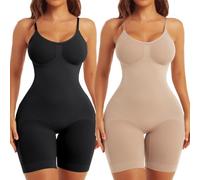 KIKIMINK Body sculptant élégant pour femme - Body gainant sans couture - Contrôle du ventre et des hanches